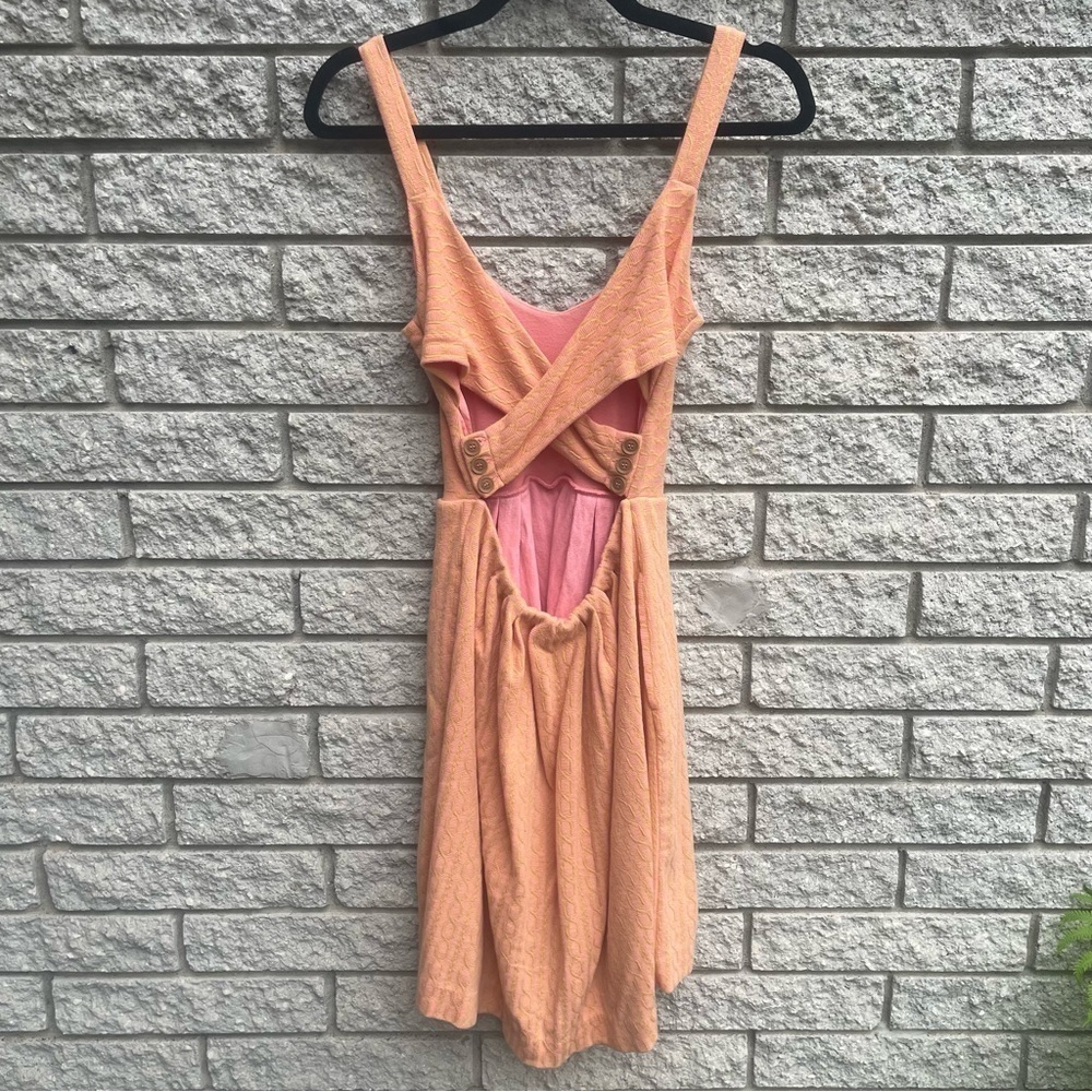 Postage Stamp by Anthropologie Crisscross Back Midi Dress Size Small - Picture 7 of 11